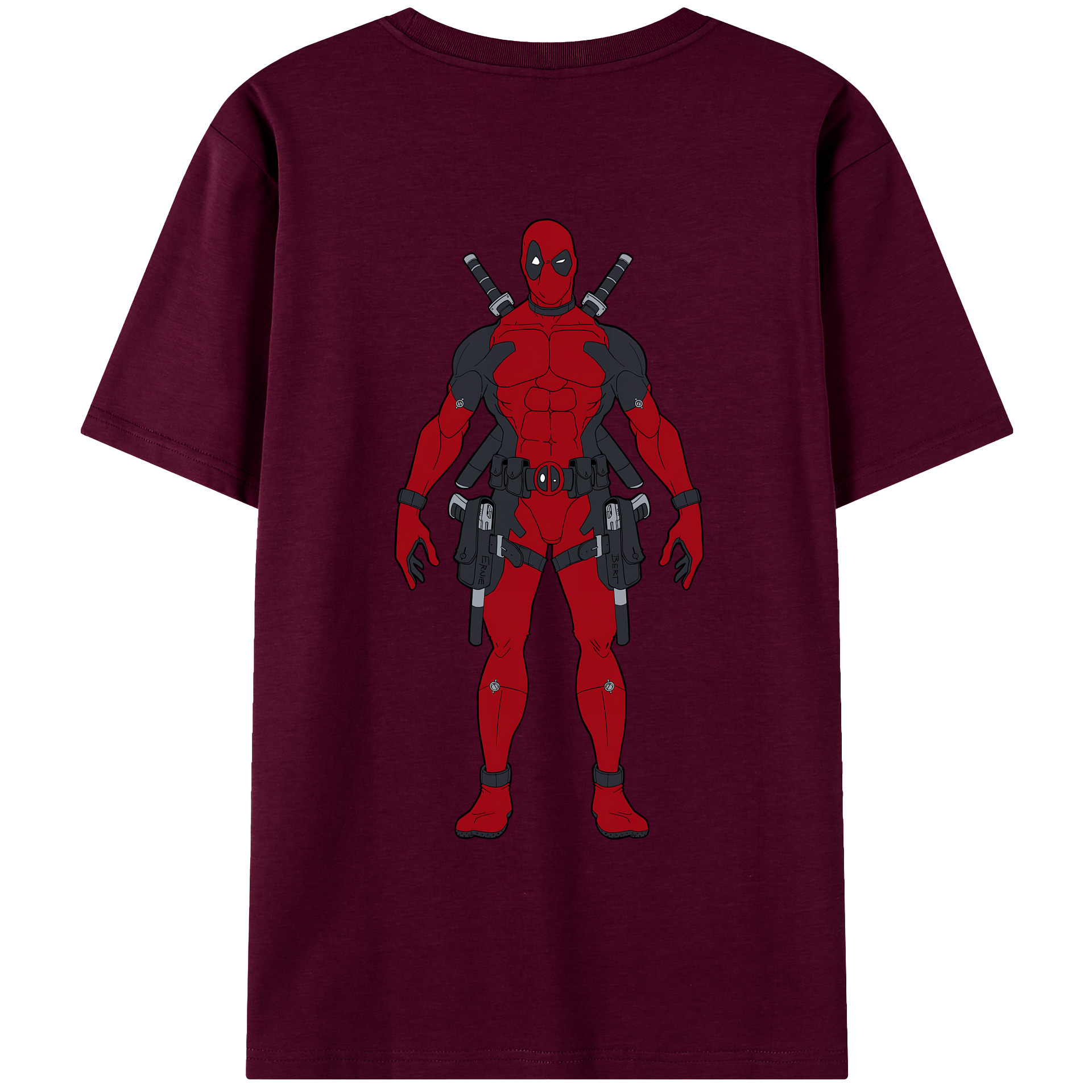 （画像用） Deadpool デッドプール レディース半袖Tシャツ(バックプリント)